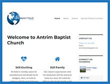 Tablet Screenshot of antrimbc.com